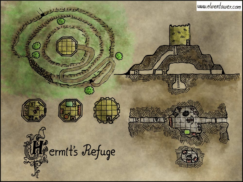 Map 19 - Hermit's Refuge