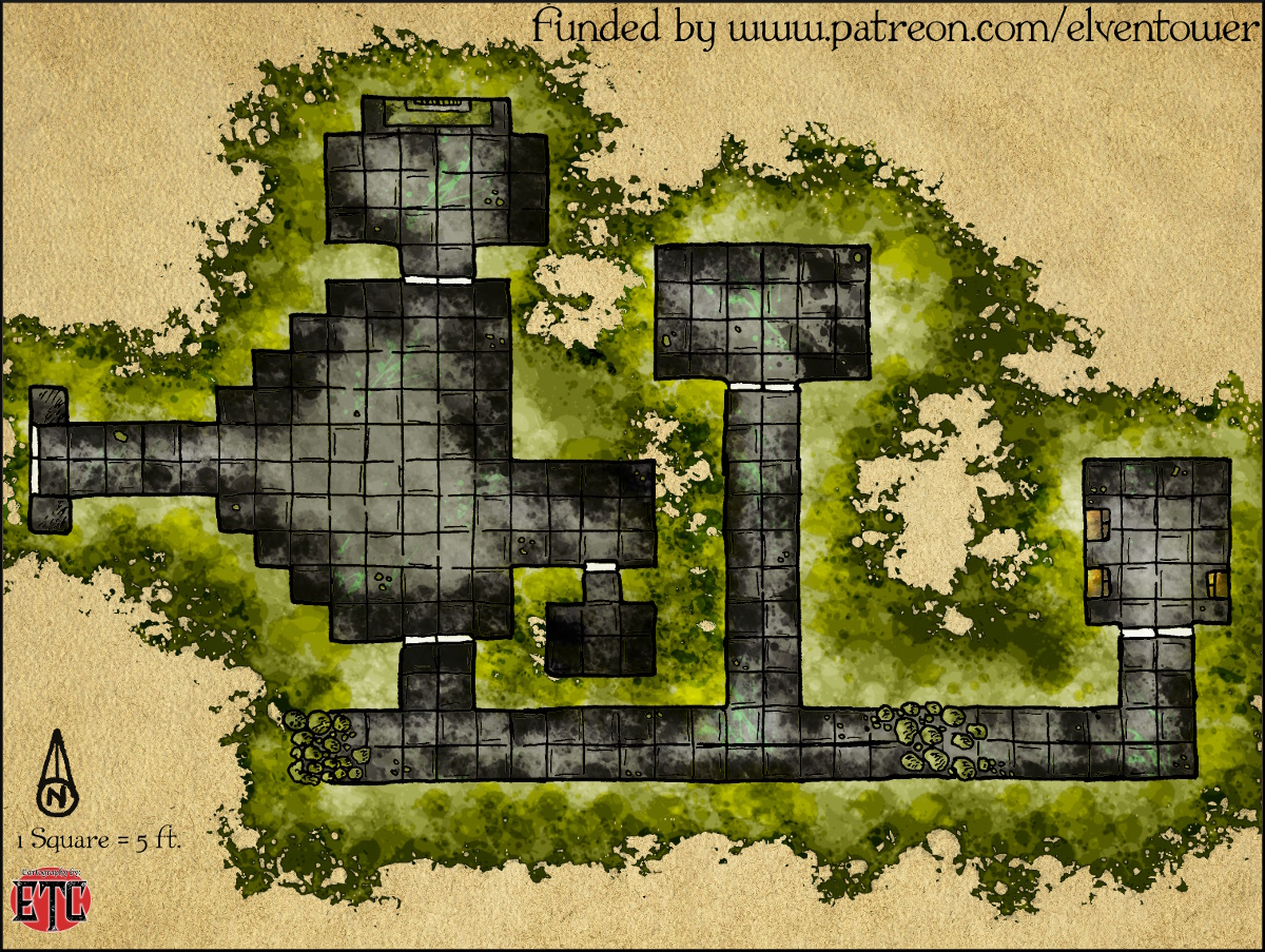 the dark crypt map dnd