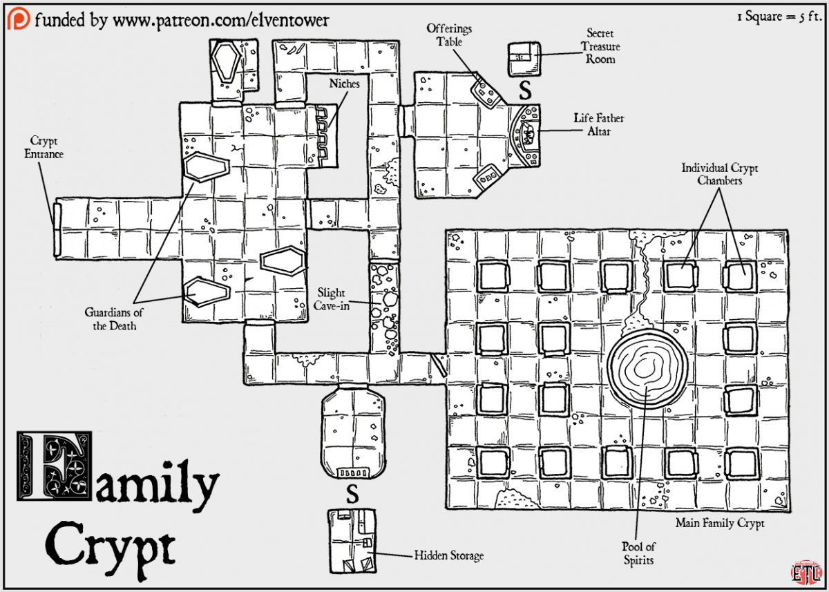Map 82 – Family Crypt