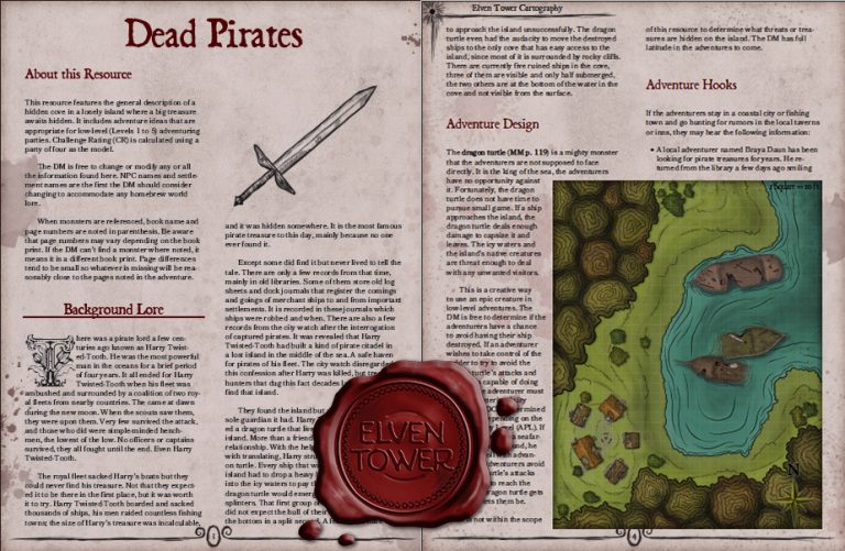 pirate plague dead treasure map walkthru