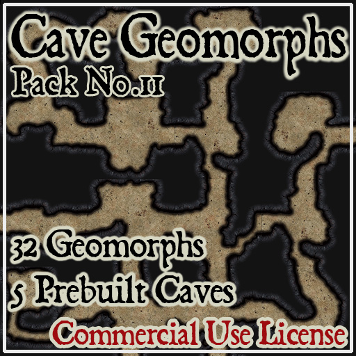 Pack No.11 – Cave Geomorphs – Roll20