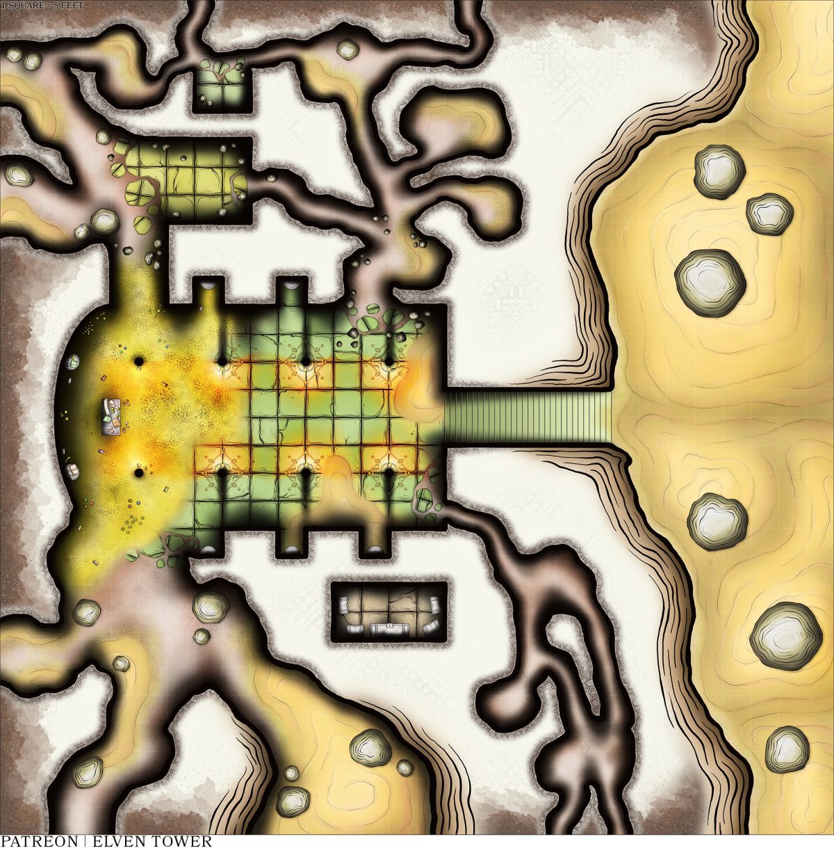 A Desert Dragon Lair – Level 7 Adventure