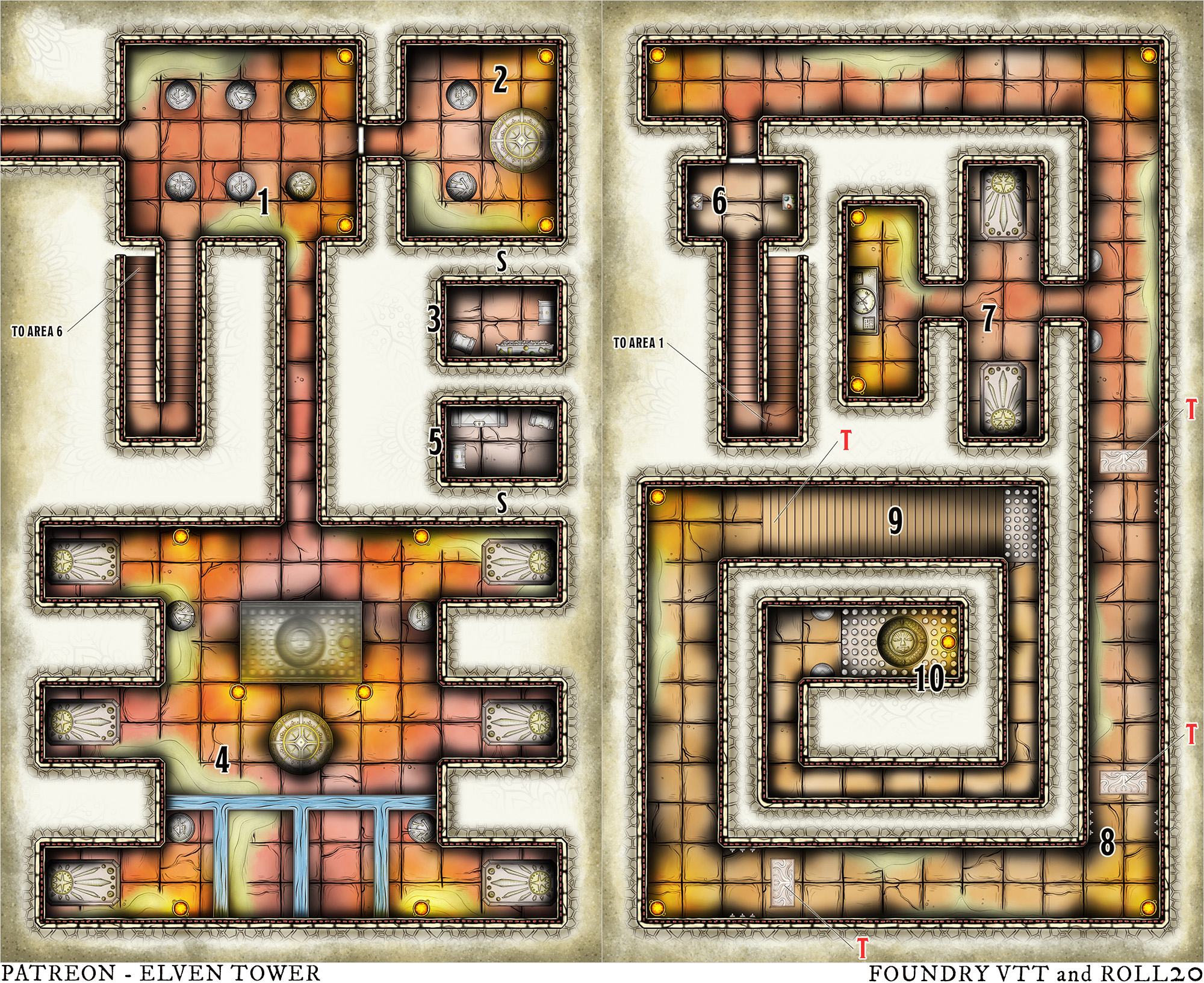 Map Adventures Vault Elven Tower Adventures