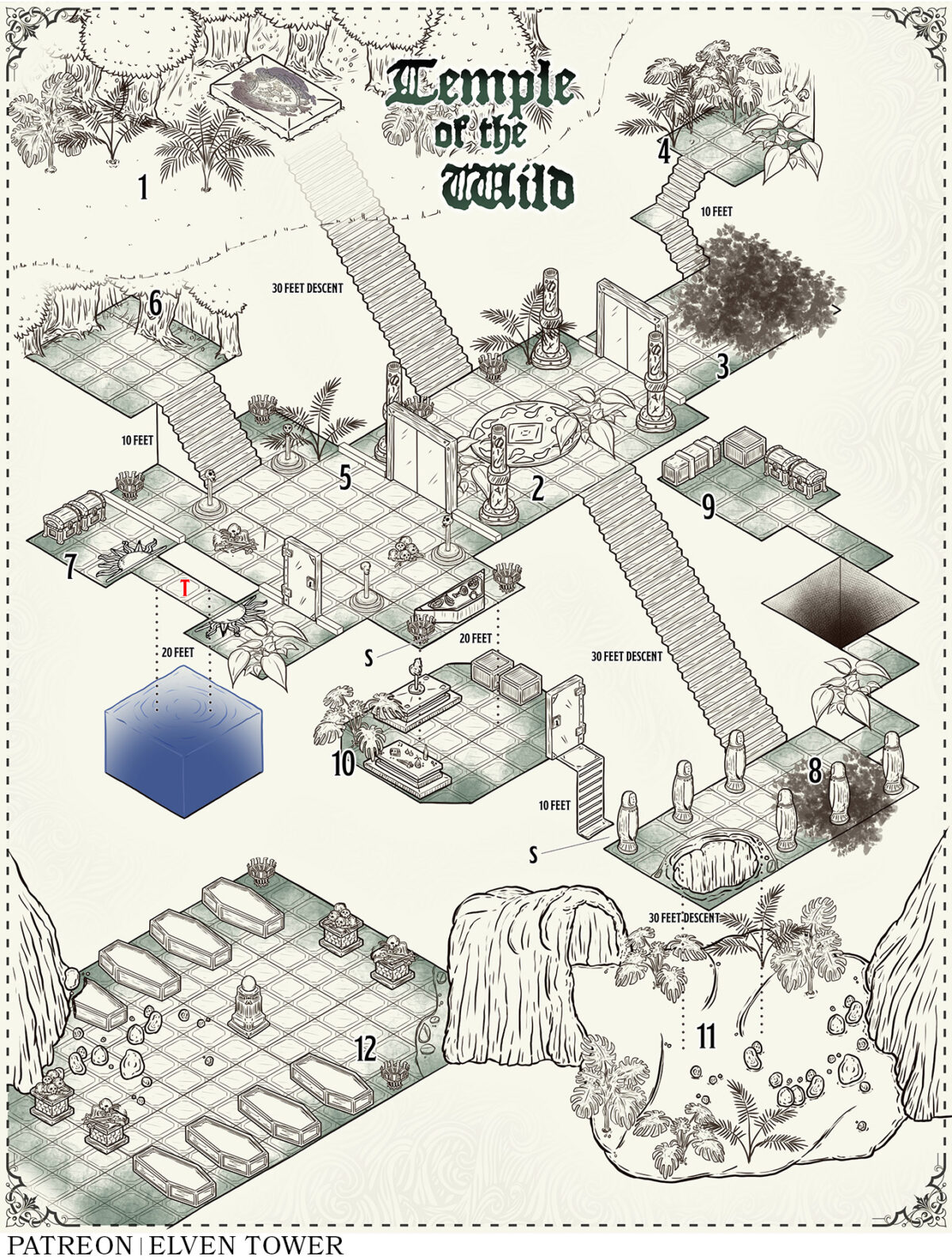 759 Temple of the Wild – Isometric Location