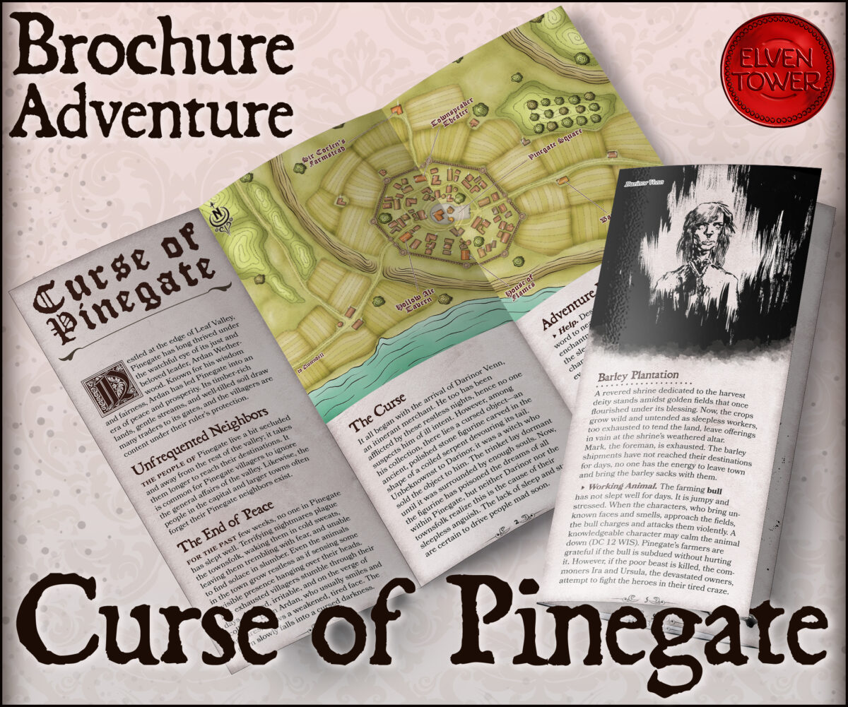 Brochure Adventure 12 – Curse of Pinegate